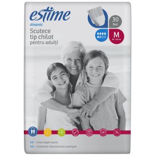 ESTIME Dinamic, scutece pentru adulti, M, 30 buc