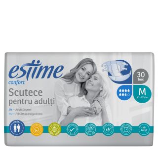 ESTIME Confort, scutece pentru adulti, M, 30 buc