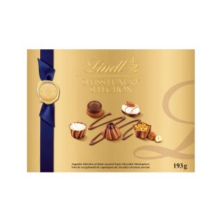 LINDT Swiss Luxury, bomboane de ciocolata, asortate, 193 g