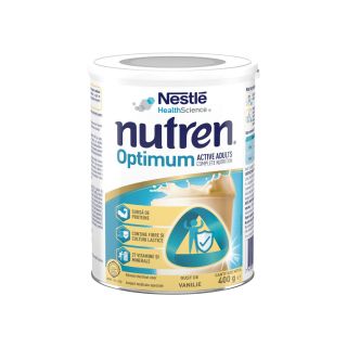 NESTLE NUTREN Optimum Prebio, formula speciala lapte praf, cu aroma de vanilie de la 4 ani, 400 g