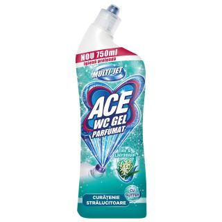 ACE WC Glitter, gel decalcifiant, talc si lacramioara, 750 ml