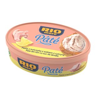 RIO MARE Ovale, pate Ton, cu suc de lamaie, 115 g