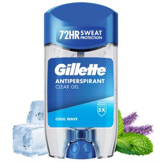 GILLETTE Cool Wave, deodorant antiperspirant, gel stick, 70 ml