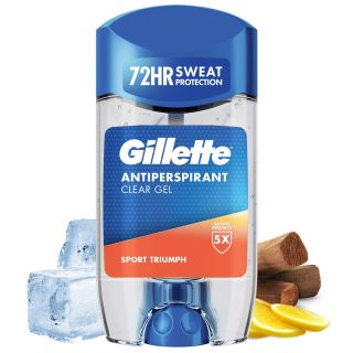 GILLETTE Triumph Sport, deodorant antiperspirant, gel stick, 70 ml