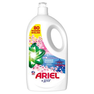 ARIEL Japanese Blossom, detergent automat de rufe, lichid, 80 spalari, 3.6 l