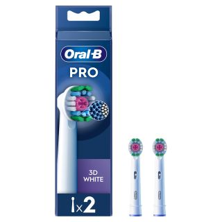 ORAL-B Pro 3D White, rezerva periuta electrica, 2 buc