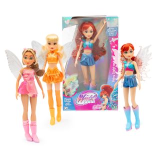 WINX Fairy Lighth up, papusi, Stella, 27 cm, 3 modele
