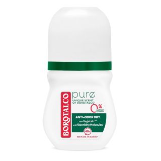 BOROTALCO Pure Original, deodorant, roll-on, 50 ml