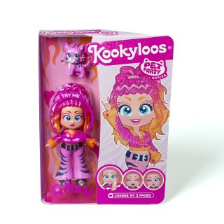 KOOKYLOOS Pets Party, papusa, Roxy, 1 model