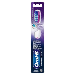 ORAL-B Pro-3DWhite Clinical, periuta de dinti, medium, 1 buc