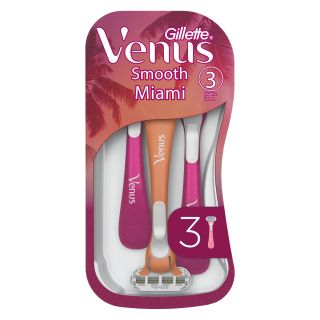 GILLETTE Venus Smooth Miami, aparat de ras, 3 buc