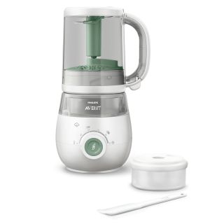 PHILIPS SCF8851/01 Avent Advanced, accesorii ingrijire bebe, aparat 4 in 1 pentru prepararea mancarii bebelusilor, 1 buc