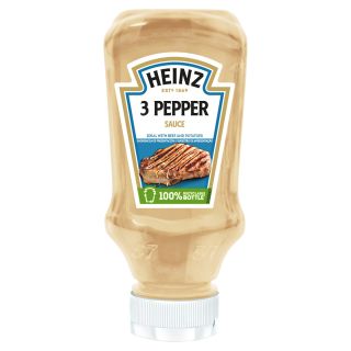 HEINZ 3 tipuri piper, sos, 220 ml