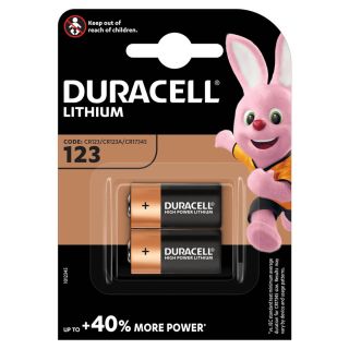 DURACELL Ultra 123, baterii, 3V, 2 buc