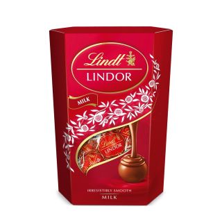 LINDT Lindor, bomboane de ciocolata, cu lapte, 137 g