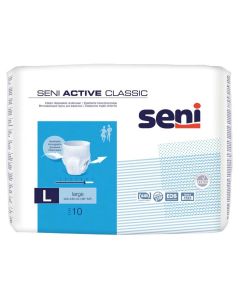 SENI Active Classic, scutece pentru adulti, tip chilot L, 10 buc