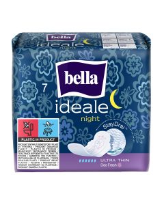 BELLA Ideale StayDrai, absorbante igienice, subtiri, Night, 7 buc