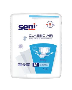SENI Classic Air, scutece pentru adulti, M, 10 buc