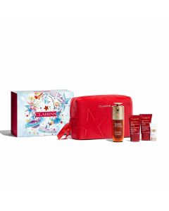 CLARINS Double Serum & Super restorative, set ingrijire 4 articole, pentru femei