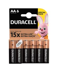 DURACELL Basic AA, baterii, 6 buc