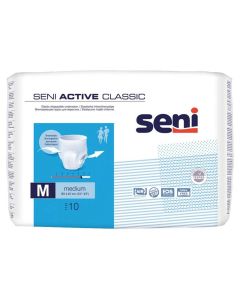 SENI Active Classic, scutece pentru adulti, tip chilot M, 10 buc