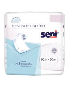 SENI Soft Super, paturici pentru protectie pat, 90x60 cm, 30 buc