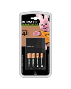 DURACELL CEF14, incarcator, cu 2 acumulatori AA 1300mAh + 2 acumulatori AAA 750mAh