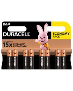 DURACELL Basic AA, baterii, LR06, 8 buc