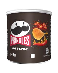 PRINGLES Hot&spicy, chips, picante si condimentate, 40 g
