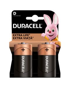 DURACELL Basic, baterii, D/LR20, 2 buc