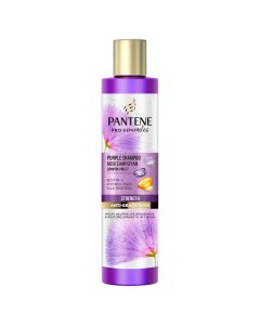 PANTENE Pro-V Miracles Strength & Anti-Brassiness Purple, sampon, violet cu biotina, 225&nbsp;ml