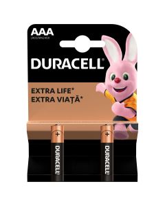 DURACELL Basic AAA, baterii, LR03, 2 buc
