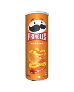 PRINGLES Paprika, chips, cu gust de paprika, 165 g
