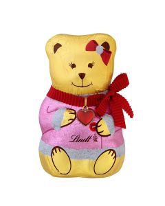 LINDT Teddy, figurina de ciocolata, cu lapte, doua modele, 100 g
