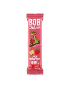 BOB SNAIL Stripe, Banda din fructe, gustare din fructe, cu mere si capune, 14 g