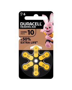 DURACELL Special Auditive, baterii, pentru aparatul auditiv ZA10, 6 buc