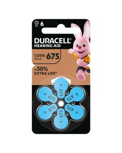 DURACELL Special Auditive, baterii, pentru aparatul auditiv ZA675, 6 buc