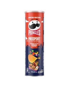 PRINGLES Passport Flavours, chips, cu gust de kebab, 165 g