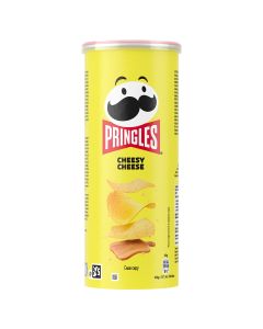 PRINGLES Cheese, chips, cu gust de branza, 125&nbsp;g
