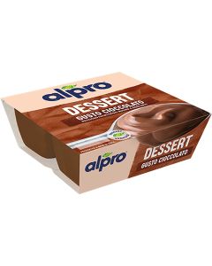 ALPRO Dessert Gusto Cioccolato, gustare, desert din soia, cu ciocolata, 4x125 g