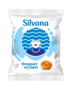 SILVANA Lapte, dropsuri, 75 g, 1 buc