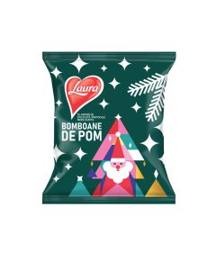 LAURA de pom, bomboane, cu aroma de ciocolata, portocale si mare coapte, 36 x 184 g, 1 buc