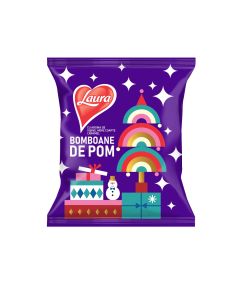 LAURA de pom, bomboane, cu aroma de visine, caramel, mere coapte, cacao, 36 x 184 g, 1 buc
