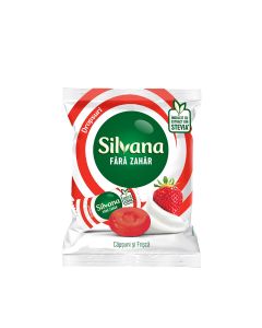 SILVANA Capsuni & Frisca, dropsuri, 60 g, 1 buc