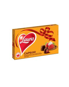 LAURA Lapte, Capsuni si Frisca, bomboane, 138 g, 1 buc
