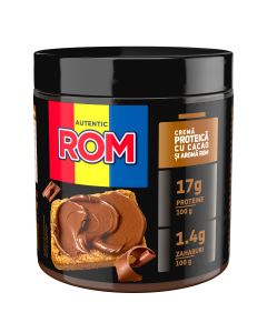 ROM Proteica, crema tartinabila, cu aroma de rom, cacao si lapte, 230 g