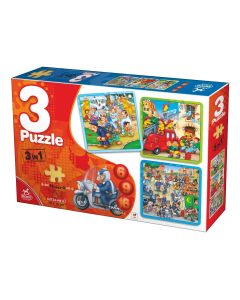 D-TOYS Set 3 meserii, Puzzle