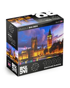 D-TOYS Discover Europe, Puzzle, 1000 piese