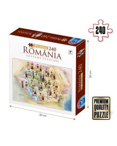D-TOYS Costume traditionale, Puzzle, 240 piese