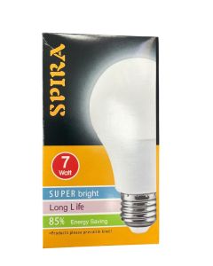 SPIRA 7 W, bec LED, E27, 450 lm, lumina rece 6500K, 1 buc